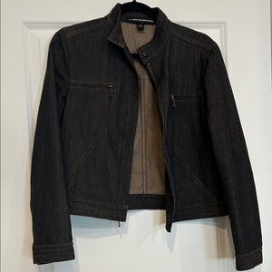 Ellen Tracy Dark Wash Denim Jacket